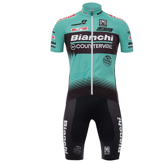 Maglia Bianchi Countervail Manica Corta 2017 verde